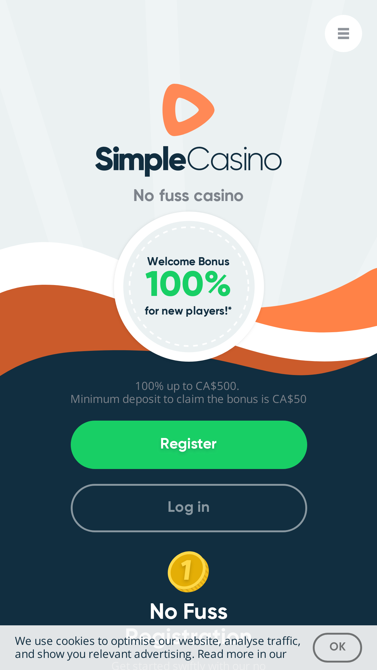 Simple Casino mobile Screenshot Simple Casino mobile Screenshot