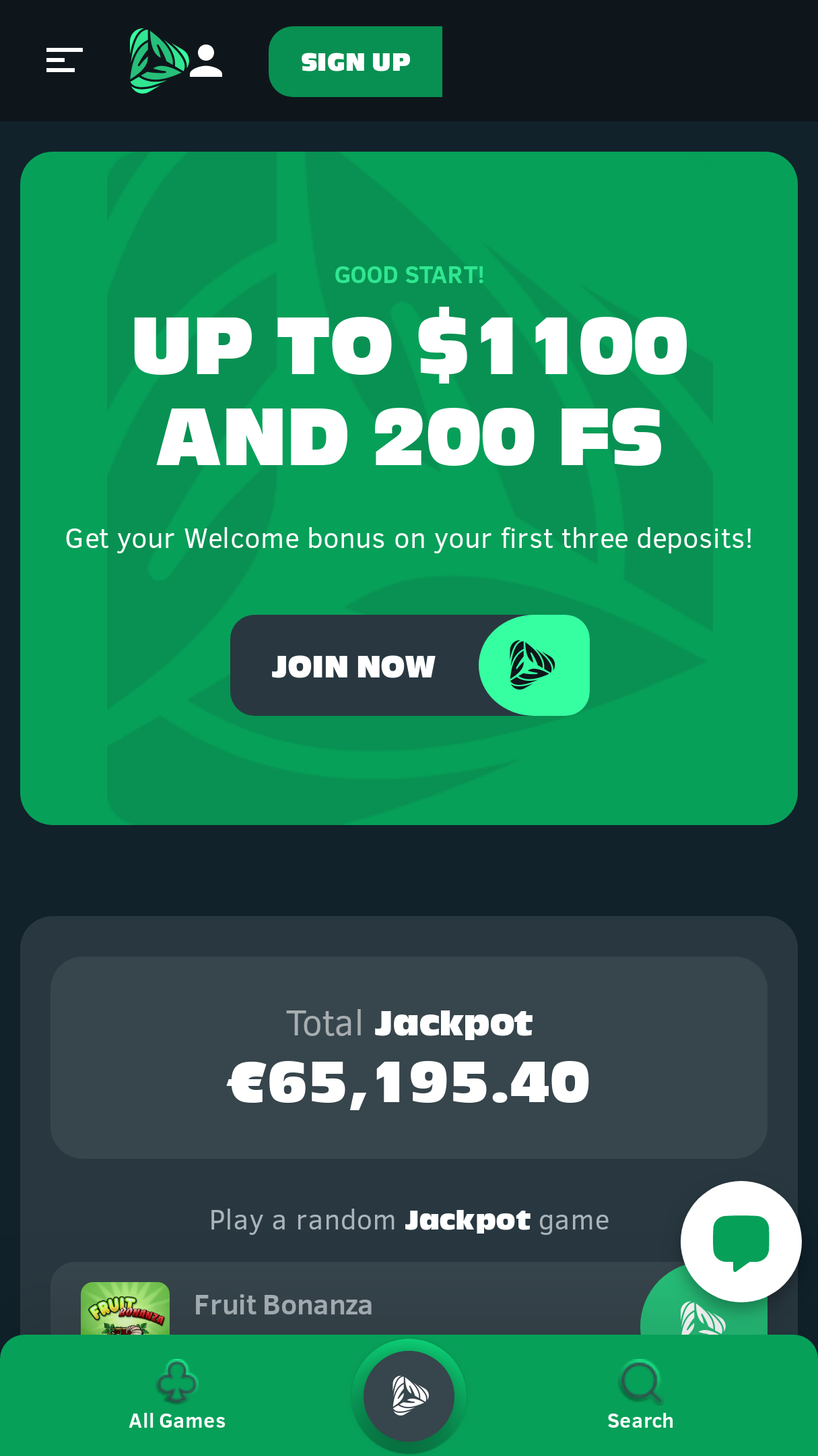 GreenSpin Casino mobile Screenshot GreenSpin Casino mobile Screenshot