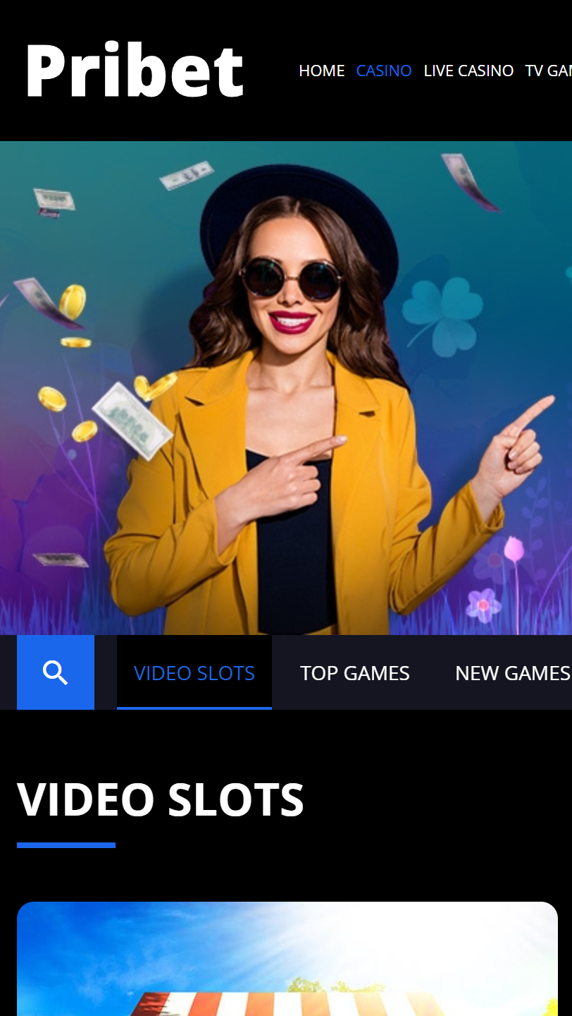 Screenshot der Pribet Mobile App