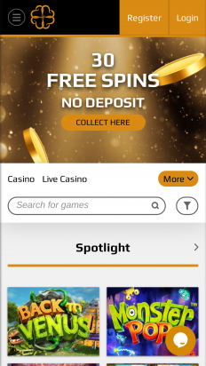 ZevCasino mobile Screenshot ZevCasino mobile Screenshot