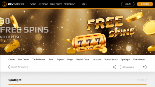 ZevCasino mobile Screenshot ZevCasino mobile Screenshot