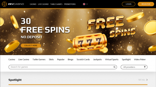 ZevCasino mobile Screenshot ZevCasino mobile Screenshot