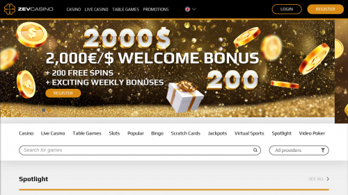 ZevCasino mobile Screenshot ZevCasino mobile Screenshot