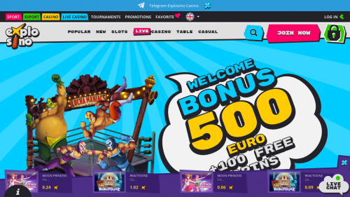 Explosino mobile Screenshot Explosino mobile Screenshot
