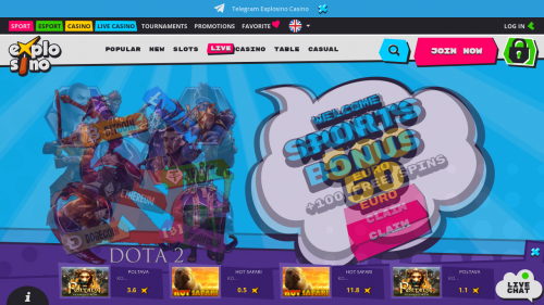 Explosino mobile Screenshot Explosino mobile Screenshot