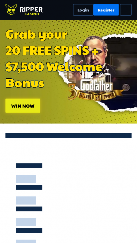 Ripper Casino Mobile Screenshot