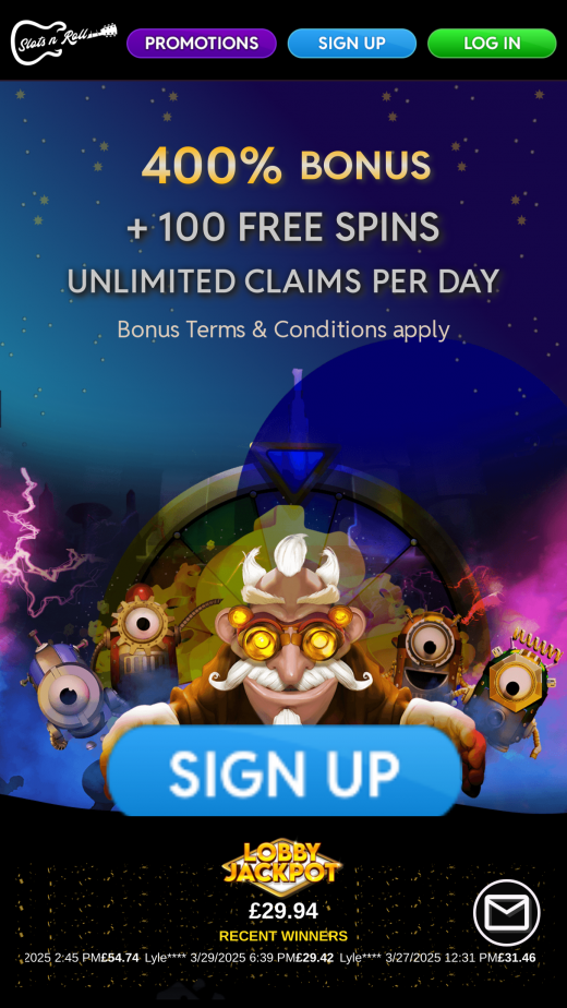 Slots n Roll Casino mobile Screenshot