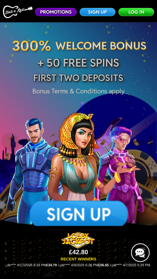 Slots n Roll Casino mobile Screenshot