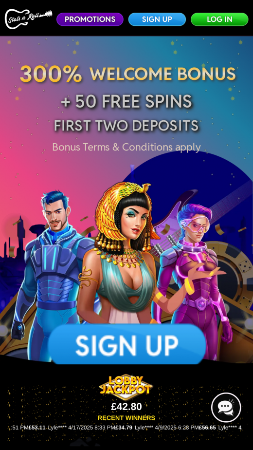 Slots n Roll Casino mobile Screenshot