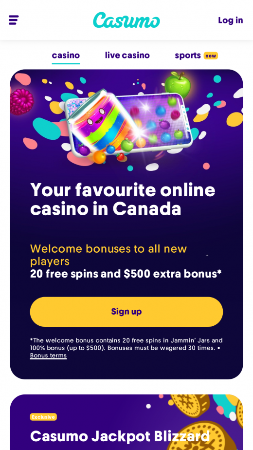 Casumo Casino App