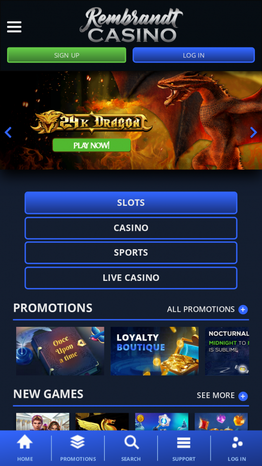 Rembrandt Mobile Casino