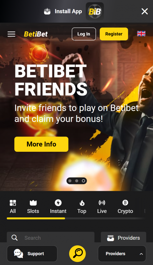 Betibet mobile Screenshot